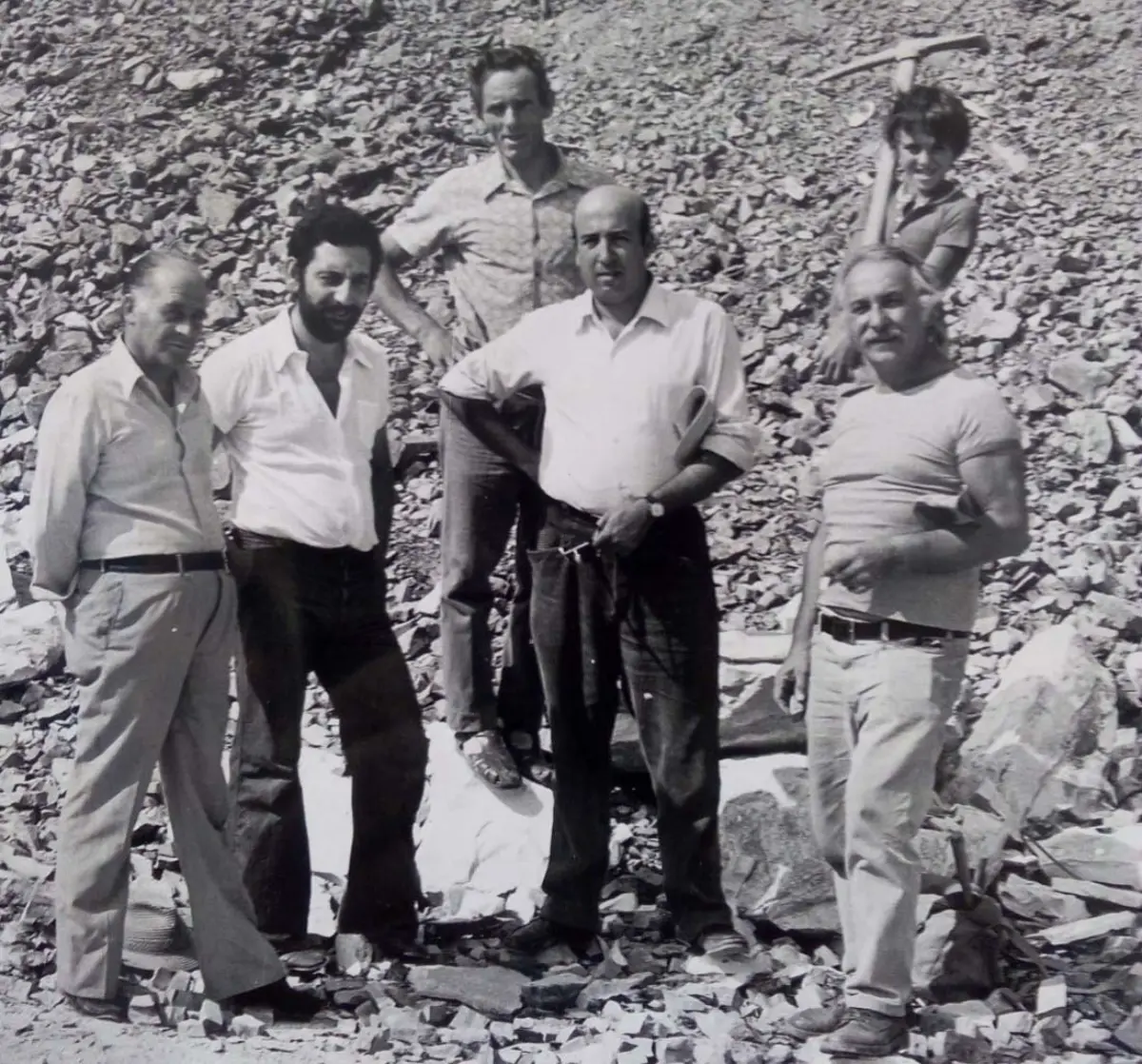 Foto storica dei minatori